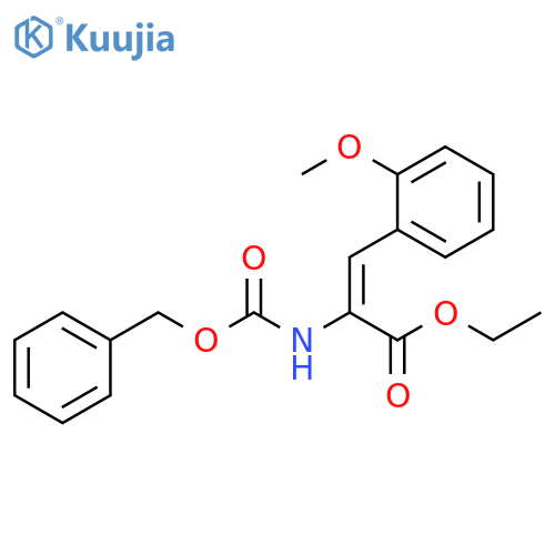 2-Propenoic acid, 3-(2-methoxyphenyl)-2-[[(phenylmethoxy)carbonyl]amino]-, ethyl ester, (E)- (9CI) structure