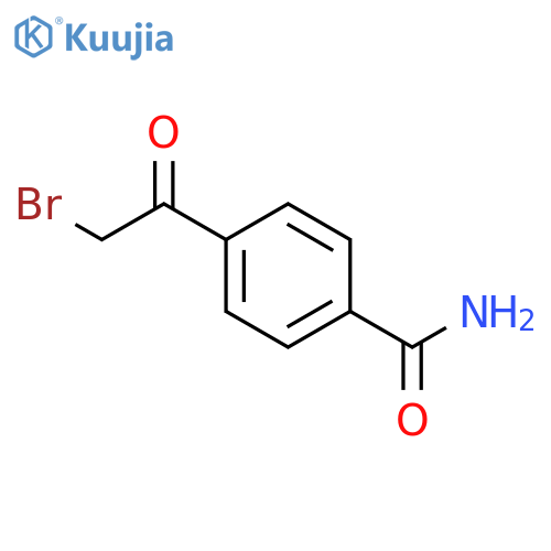 4-(2-bromoacetyl)Benzamide structure