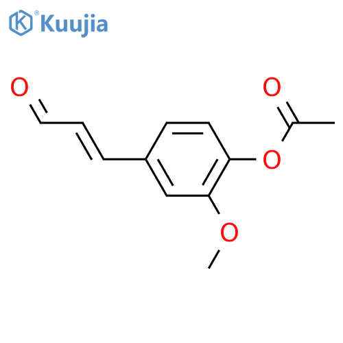 4-Acetoxy-3-methoxycinnamaldehyde structure