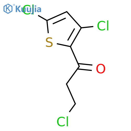 1-PROPANONE, 3-CHLORO-1-(3,5-DICHLORO-2-THIENYL)- structure