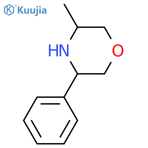 3-Methyl-5-phenylmorpholine structure