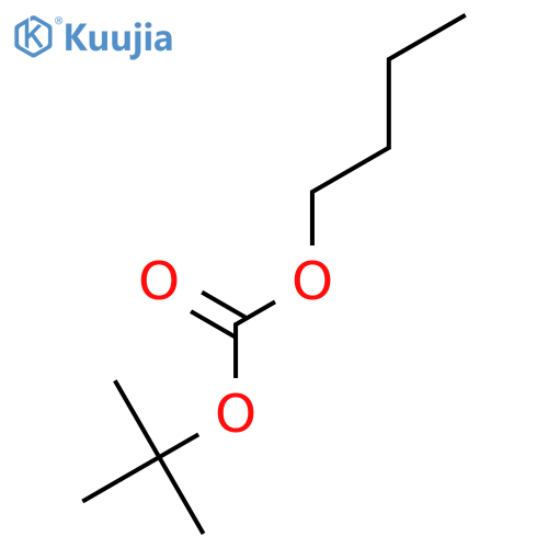 Carbonic acid, butyl 1,1-dimethylethyl ester structure