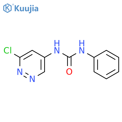 UREA, N-(6-CHLORO-4-PYRIDAZINYL)-N'-PHENYL- structure