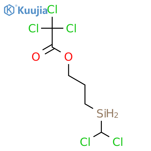 3-[(Dichloromethyl)silyl]propyl trichloroacetate structure