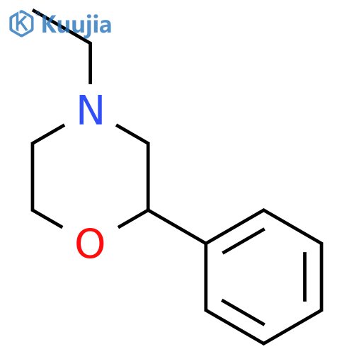 Morpholine,4-ethyl-2-phenyl- structure