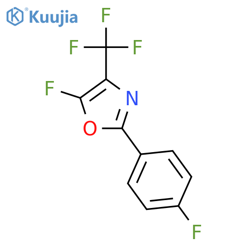 5-Fluoro-2-(4-fluorophenyl)-4-(trifluoromethyl)-1,3-oxazole structure