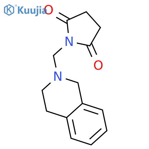 1-(3,4-dihydro-1h-isoquinolin-2-ylmethyl)pyrrolidine-2,5-dione structure