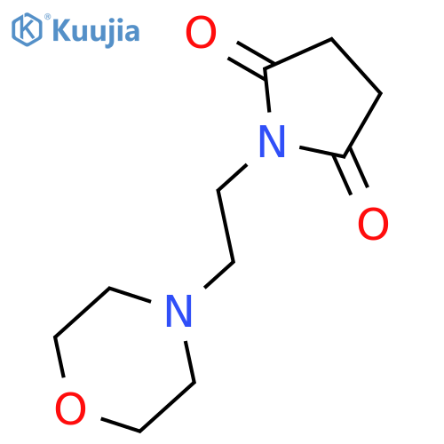 2,5-Pyrrolidinedione, 1-[2-(4-morpholinyl)ethyl]- structure
