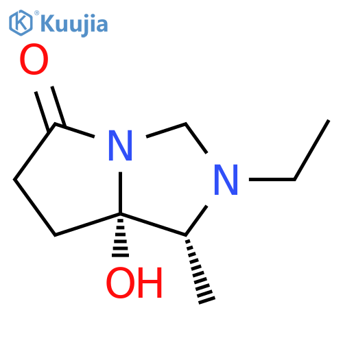 5H-Pyrrolo[1,2-c]imidazol-5-one, 2-ethylhexahydro-7a-hydroxy-1-methyl-, cis- (9CI) structure