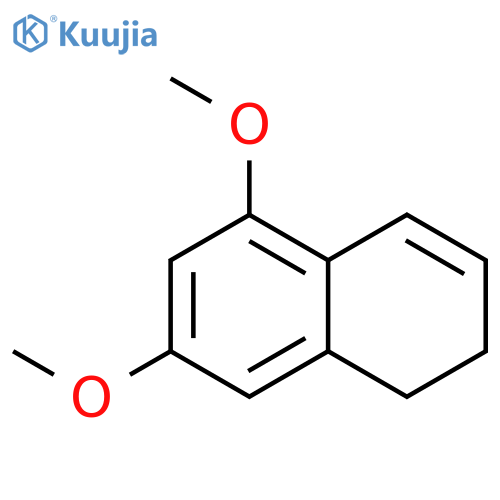 NAPHTHALENE, 1,2-DIHYDRO-5,7-DIMETHOXY- structure