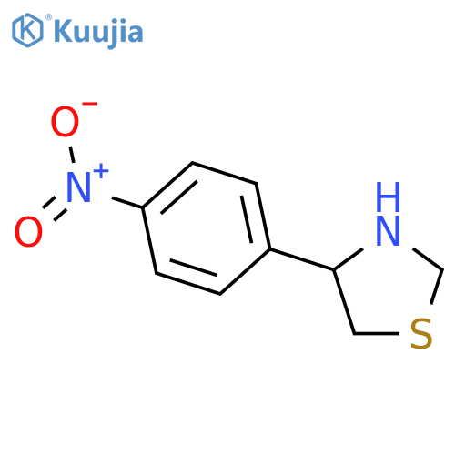 2-(4-Nitrophenyl)-1,3-thiazolidine structure