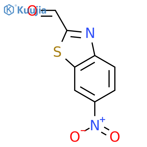 6-Nitrobenzo[d]thiazole-2-carbaldehyde structure
