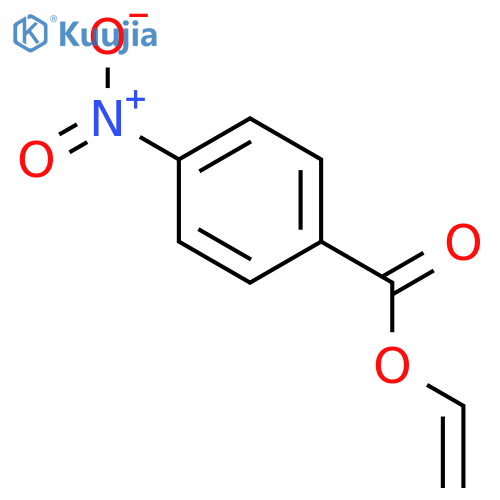 Benzoic acid, 4-nitro-, ethenyl ester structure