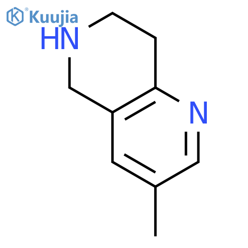 3-methyl-5,6,7,8-tetrahydro-1,6-naphthyridine structure