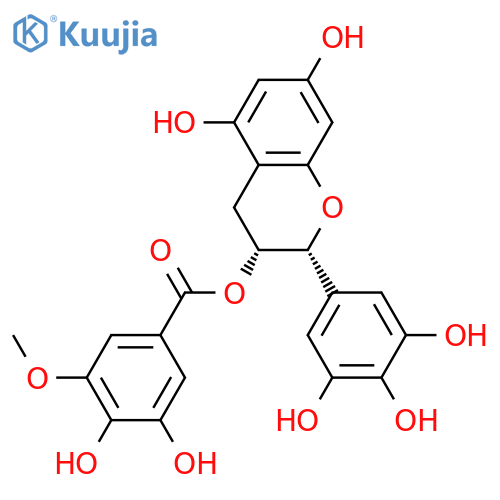 (-)-Epigallocatechin-3-(3''-O-methyl) gallate structure