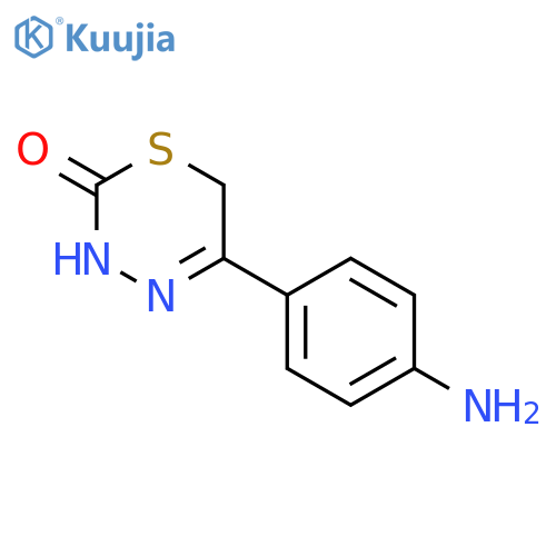 2H-1,3,4-Thiadiazin-2-one, 5-(4-aminophenyl)-3,6-dihydro- structure