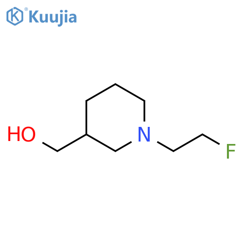 3-Piperidinemethanol, 1-(2-fluoroethyl)-, (3R)- structure