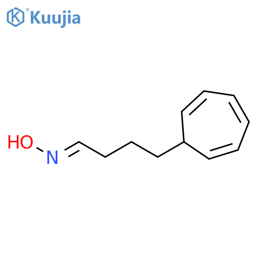 2,4,6-Cycloheptatriene-1-butanal, oxime structure
