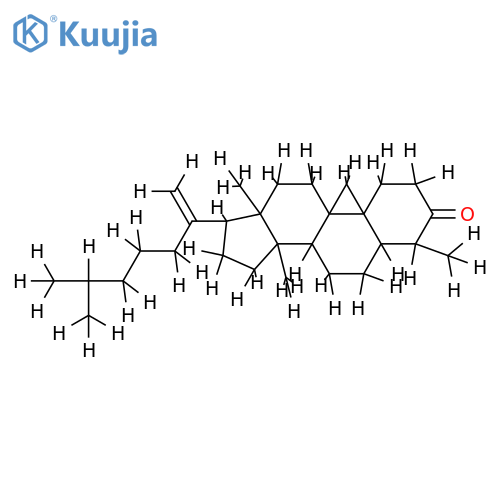 (4alpha,5alpha)-4,14-Dimethyl-9,19-cyclocholest-20-en-3-one structure