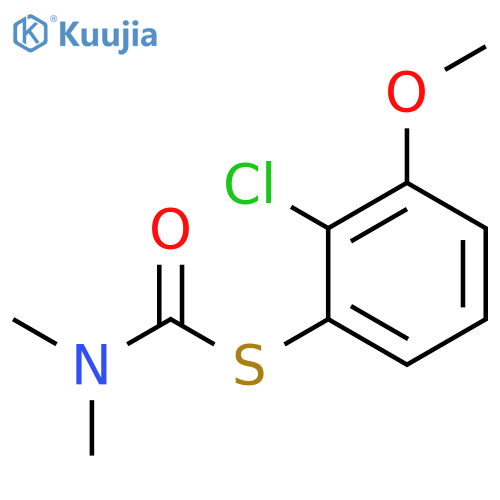 CARBAMOTHIOIC ACID, DIMETHYL-, S-(2-CHLORO-3-METHOXYPHENYL) ESTER structure