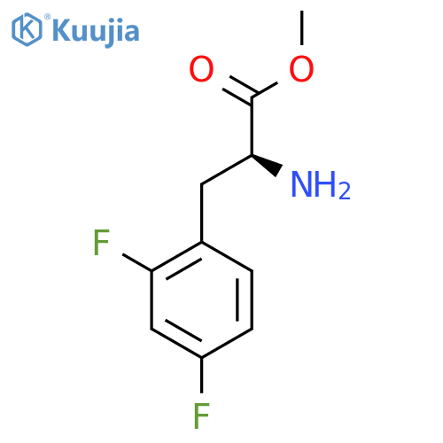 L-Phenylalanine, 2,4-difluoro-, methyl ester structure