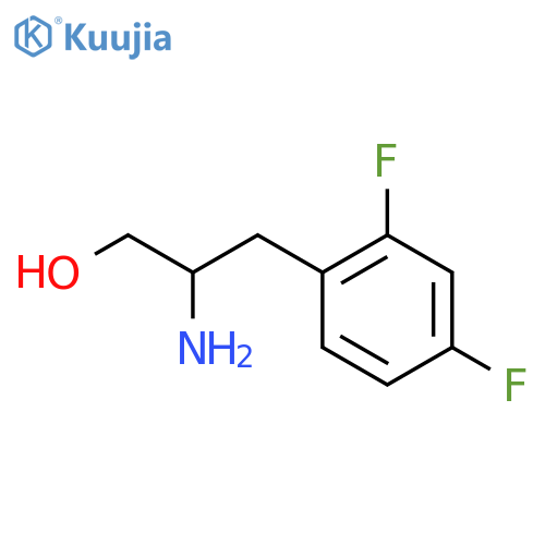 Benzenepropanol, b-amino-2,4-difluoro-, (bS)- structure