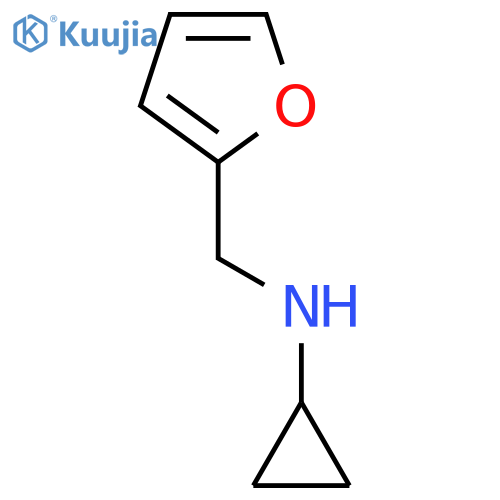N-(furan-2-yl)methylcyclopropanamine structure