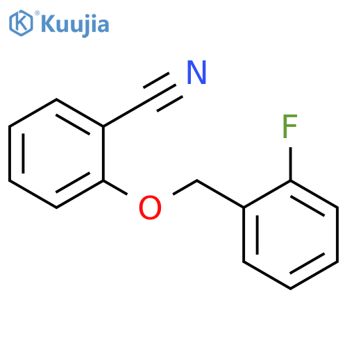 2-((2-Fluorobenzyl)oxy)benzonitrile structure