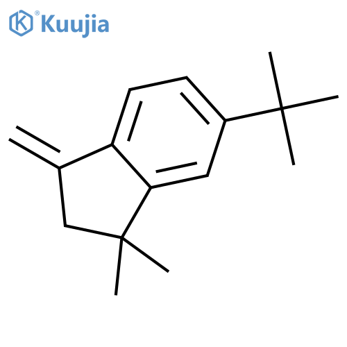 1H-Indene, 6-(1,1-dimethylethyl)-2,3-dihydro-1,1-dimethyl-3-methylene- structure