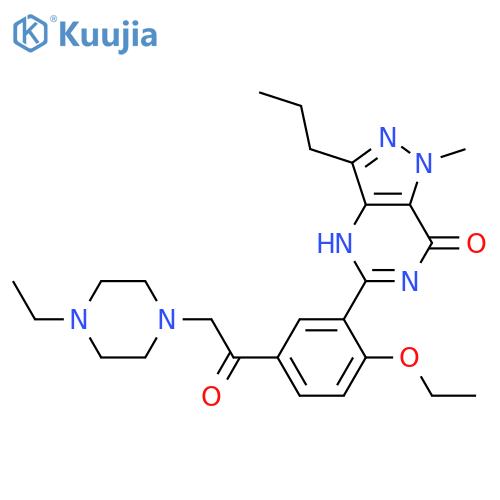 Acetildenafil structure