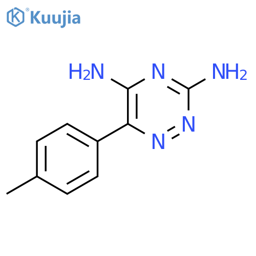 1,2,4-Triazine-3,5-diamine, 6-(4-methylphenyl)- structure