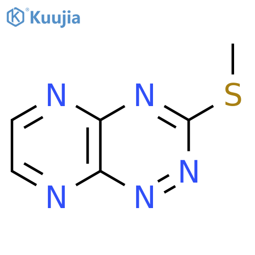 Pyrazino[2,3-e]-1,2,4-triazine, 3-(methylthio)- structure