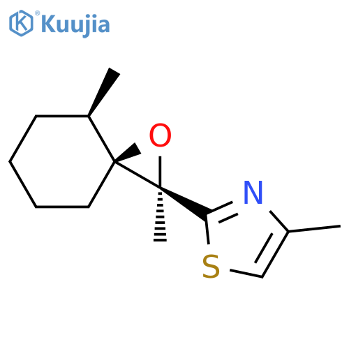Thiazole, 2-[(2R,3S,4R)-2,4-dimethyl-1-oxaspiro[2.5]oct-2-yl]-4-methyl-, rel- structure