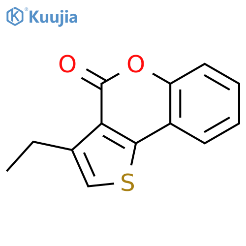 4H-Thieno[3,2-c][1]benzopyran-4-one, 3-ethyl- structure