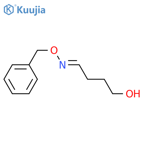 Butanal, 4-hydroxy-, O-(phenylmethyl)oxime, (1E)- structure