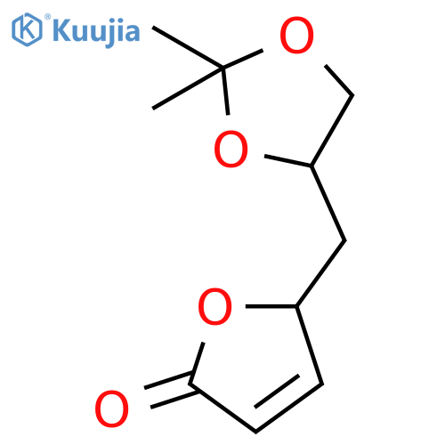 2(5H)-FURANONE, 5-[(2,2-DIMETHYL-1,3-DIOXOLAN-4-YL)METHYL]- structure