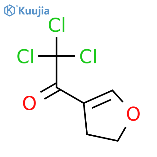 Ethanone,2,2,2-trichloro-1-(4,5-dihydro-3-furanyl)- structure