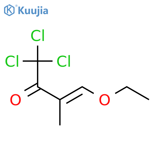 1,1,1-Trichloro-4-ethoxy-3-methylbut-3-en-2-one structure