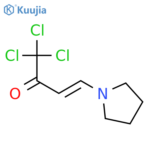 3-Buten-2-one, 1,1,1-trichloro-4-(1-pyrrolidinyl)- structure