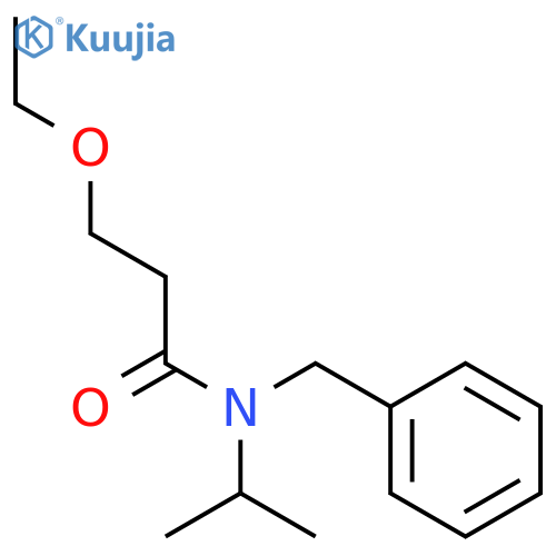 N-Benzyl-3-ethoxy-N-isopropyl-propionamide structure