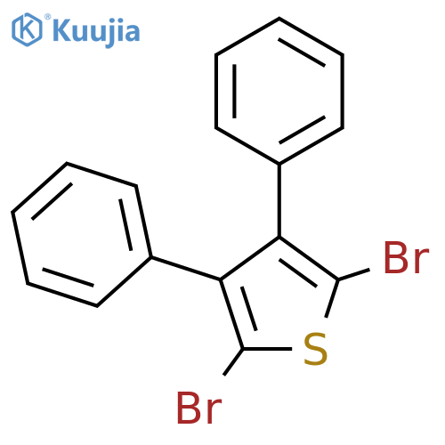 Thiophene, 2,5-dibromo-3,4-diphenyl- structure
