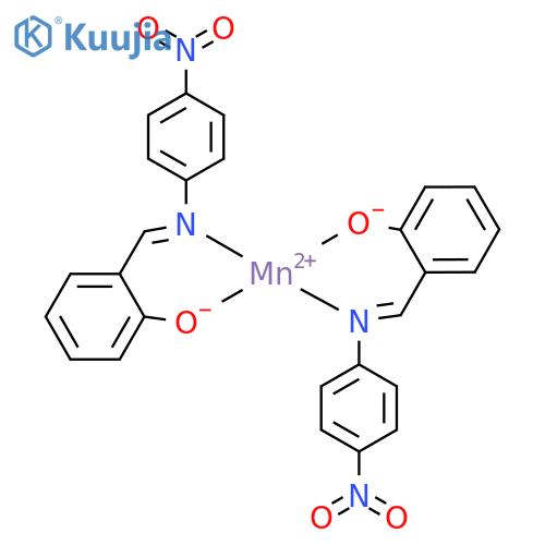 Manganese, bis[2-[[(4-nitrophenyl)imino]methyl]phenolato]- structure