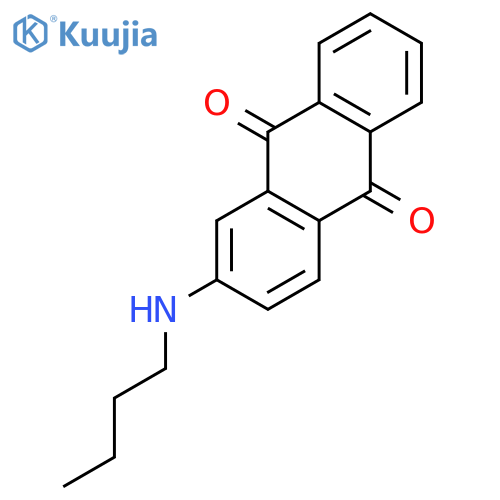 9,10-ANTHRACENEDIONE, 2-(BUTYLAMINO)- structure