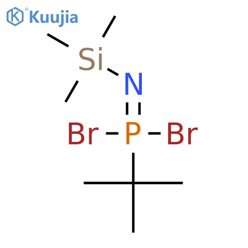 PHOSPHONIMIDIC DIBROMIDE, P-(1,1-DIMETHYLETHYL)-N-(TRIMETHYLSILYL)- structure