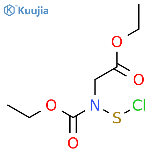 GLYCINE, N-(CHLOROTHIO)-N-(ETHOXYCARBONYL)-, ETHYL ESTER structure