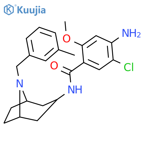 Benzamide,4-amino-5-chloro-2-methoxy-N-[8-[(3-methylphenyl)methyl]-8-azabicyclo[3.2.1]oct-3-yl]-,exo- (9CI) structure