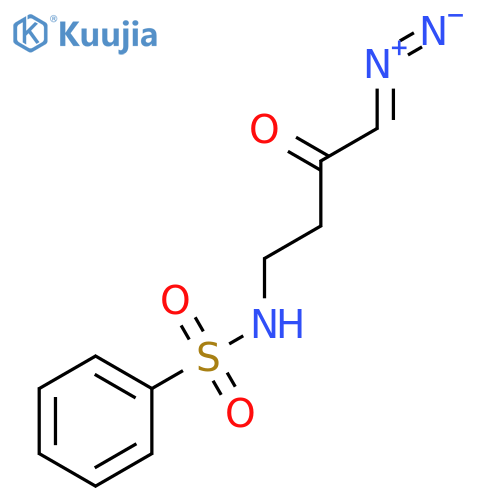 BENZENESULFONAMIDE, N-(4-DIAZO-3-OXOBUTYL)- structure
