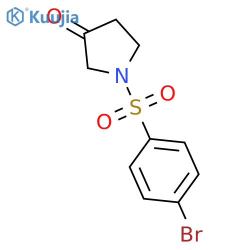 3-Pyrrolidinone, 1-[(4-bromophenyl)sulfonyl]- structure