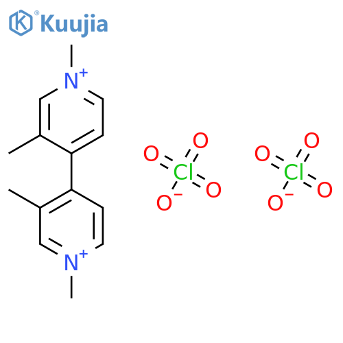 4,4'-Bipyridinium, 1,1',3,3'-tetramethyl-, diperchlorate structure