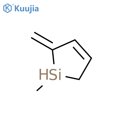 Silacyclopent-3-ene, 1-methyl-2-methylene- structure